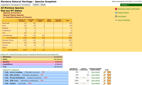 Species Snapshot Thumbnail image